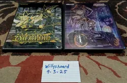 Lot Of 2 Yugioh Collection Binders 360+ Cards Holos prizms High Mid Low See Pics - Image 1