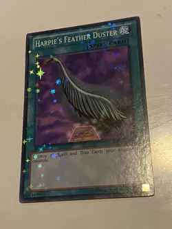 HARPIE'S FEATHER DUSTER - 1ST EDITION - STARFOIL RARE - YU-GI-OH TCG - Image 1