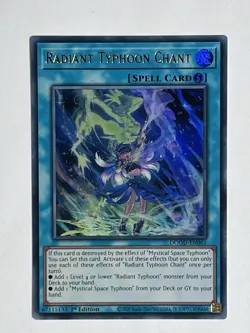 YuGiOh! TCG || Radiant Typhoon Chant - Ultra Rare - DOOD-EN061 - Image 1