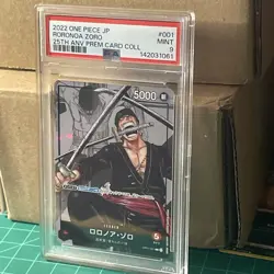 ONE PIECE 2022 RORONOA ZORO ONE PIECE JAPANESE 25TH ANNIVERSARY PSA 9 - Image 3