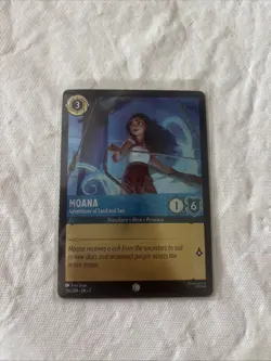 Disney Lorcana - Moana - Adventurer Of Land And Sea - 26/P2 - Foil Promo - Image 1