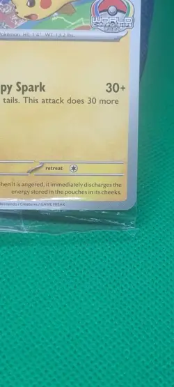 Pikachu SVP 190 SEALED Scarlet & Violet Black Star Promo Pokemon TCG Card 2024 - Image 5