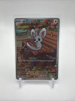 Pokemon Minccino 152/086 SV Black Bolt Illustration Rare Card NM Condition - Image 1