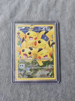 2016 Pikachu EX RC29/RC32 Ultra Rare Holo Pokemon Card Adult Owned - Image 2