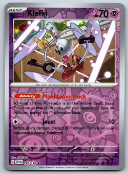 Klefki - Reverse Holo - Scarlet Violet 096/198 Pokemon Card NM - Image 1