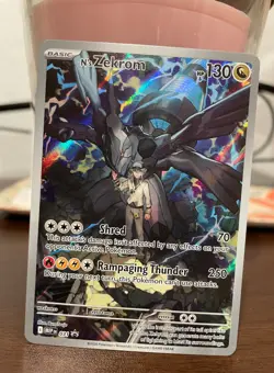 Pokemon TCG N's Zekrom Ascended Heroes Black Star Promo Card 031 MEP NM - Image 1