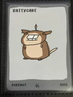 Rattycake 0020 Dysfunctional Passholder Pokenot Pokenots 151 Card - Image 1
