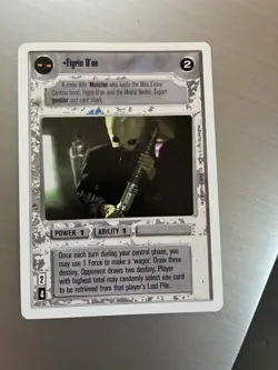 Star Wars CCG • Figrin D'an 1999 Card premiere never been played uncommon - Image 2