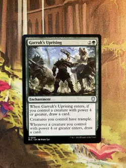 Garruk's Uprising Commander: Bloomburrow NM MTG - Image 1