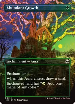 Abundant Growth Foil Innistrad Remastered NM MTG - Image 1