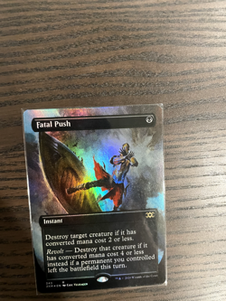 Fatal Push (Foil Borderless Double Masters) NM - Image 1
