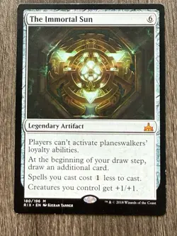 1x The Immortal Sun Rivals Of Ixalan Regular MTG LP English - Image 1