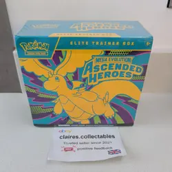 Pokemon TCG Ascended Heroes ETB Elite Trainer Box - IN HAND (Small Rip) - Image 1