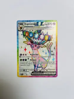 Pokemon TCG: Prismatic Evolutions. Umbreon & Espeon Ex Promo Cards 175 & 176 - Image 2