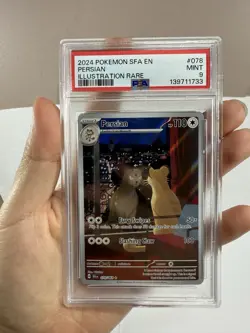 Pokemon Persian 078/064 Shrouded Fable Illustration Rare PSA 9 - Image 2