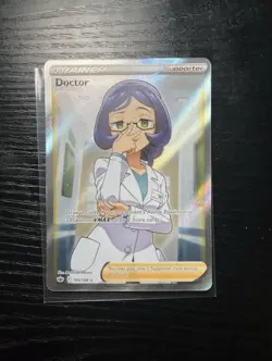 Pokemon TCG Doctor Full Art Trainer Chilling Reign 190/198 Mint Condition - Image 3