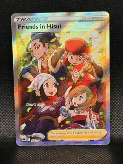 Pokemon TCG Crown Zenith Friends in Hisui Full Art Holo Ultra Rare Card 148/159 - Image 1