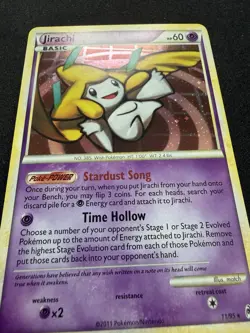 Pokemon TCG Jirachi #11 Call of Legends - Holo Rare 2011 - Mint Condition - Image 3