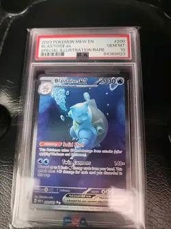 Pokemon Blastoise EX 200/165 SV Scarlet & Violet 151 Sir PSA 10 Gem MT - Image 1