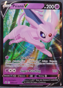 Psiana V SWSH201 Strahlende Sterne Promo Pokemon Pokemon Karte Deutsch Near Mint - Image 1