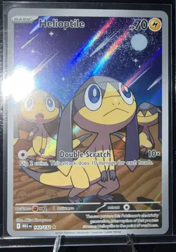 Pokemon TCG Mega Evolution Helioptile IR 143/132 English, Near Mint Condition - Image 1