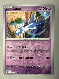 Pokemon TCG * SV Surging Sparks * 077/191 Latios Uncommon * REVERSE HOLO * NM - Image 1