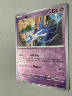 Pokemon TCG * SV Surging Sparks * 077/191 Latios Uncommon * REVERSE HOLO * NM - Image 2