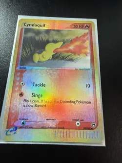 Pokemon TCG Cyndaquil Reverse Holo 59/100 Sandstorm MP - Image 1