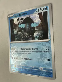 Pokemon TCG * SV Surging Sparks * 039/191 Paldean Tauros U * REVERSE HOLO * NM - Image 2