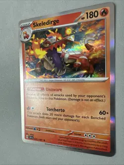 Pokemon TCG * SV Surging Sparks * 031/191 Skeledirge Rare * HOLO * Fresh Pk - Image 2