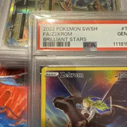 PSA 10 Zekrom TG05/TG30 Swsh09: Brilliant Stars Trainer Gallery Holo Pokemon TCG - Image 3