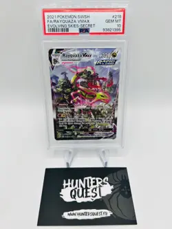 Carte Pokemon Rayquaza VMAX 218/203 Alt Art Evolving Skies GEM MINT PSA 10 Eng - Image 1