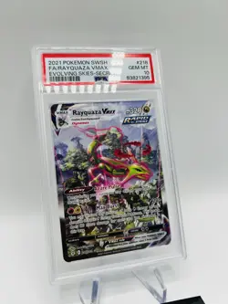 Carte Pokemon Rayquaza VMAX 218/203 Alt Art Evolving Skies GEM MINT PSA 10 Eng - Image 3