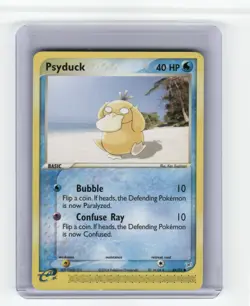 Psyduck Team Magma vs Team Aqua Common Pokemon Near Mint or Better - Image 1