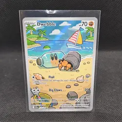 Pokemon TCG Illustration Rare Dwebble 129/086 - Image 1