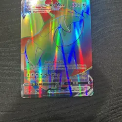 Pokemon Salamanca VMAX Secret Rare Rainbow NM Darkness Ablaze 194/189 - Image 3