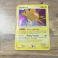 Pokemon TCG Zapdos 14/100 Majestic Dawn Holo Rare Basic 2008 - Image 1