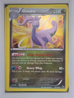 Pokemon TCG Goodra 74/106 XY-Flashfire (FLF) Holo Rare NM/LP - Image 1
