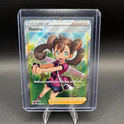 Shauna Pokemon Fusion Strike 263/264 Ultra Rare Full Art Holo NM - Image 1