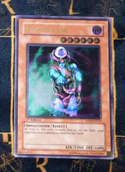 YUGIOH Mind on Air (SOD-EN027) Ultimate Rare 1st Edition Played - Image 1