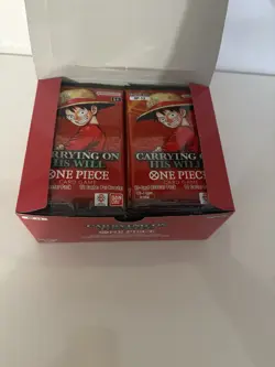 Lot of 24 One Piece English OP13 Carrying on His Will Booster Packs Display Box - Image 3