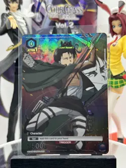 Union Arena TCG Levi AOT-1-007 Attack on Titan Super 1* Star Common! - Image 1
