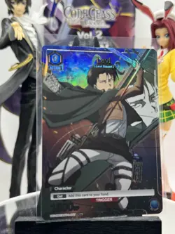 Union Arena TCG Levi AOT-1-007 Attack on Titan Super 1* Star Common! - Image 2