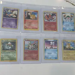 Pokemon TCG 8 Card Lot Charizard Ivysaur Raichu Meowstic Krabby Numel - Image 1