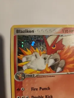 Blaziken 1/17 Holo Rare Pokemon TCG POP Series 1 Card NM Near Mint - Image 2
