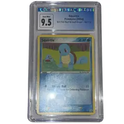 CGC 10 GEM MINT 2004 Pokemon Squirtle 82/112 EX FireRed & LeafGreen Card - Image 1