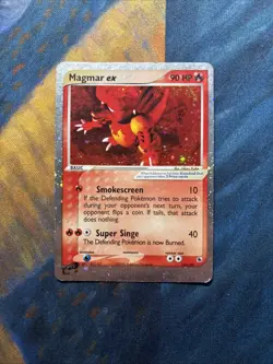 Magmar ex Holo Ultra Rare-100/109 Pokemon TCG: EX Ruby & Sapphire Card-LP🔥 - Image 1