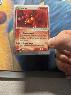 Magmar ex Holo Ultra Rare-100/109 Pokemon TCG: EX Ruby & Sapphire Card-LP🔥 - Image 2