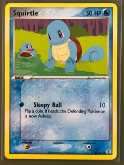 Squirtle 82/112 FireRed & LeafGreen Regular - Pokemon Card - NM - Image 1