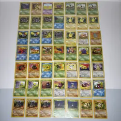Pokemon TCG Fossil & Jungle Vintage Card Lot Of 49 All LP-MP - Image 1